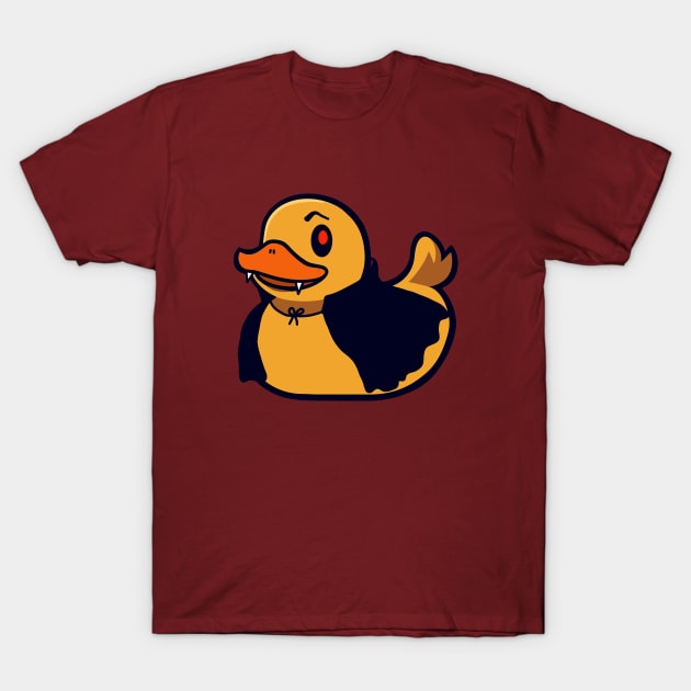 Dracula Rubber Duck T-Shirt by valentinahramov